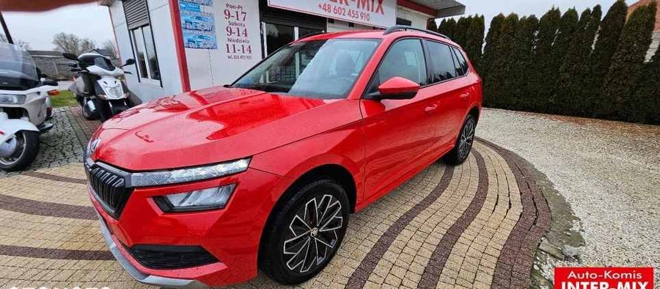 Skoda Kamiq cena 75500 przebieg: 22000, rok produkcji 2021 z Szlichtyngowa małe 121